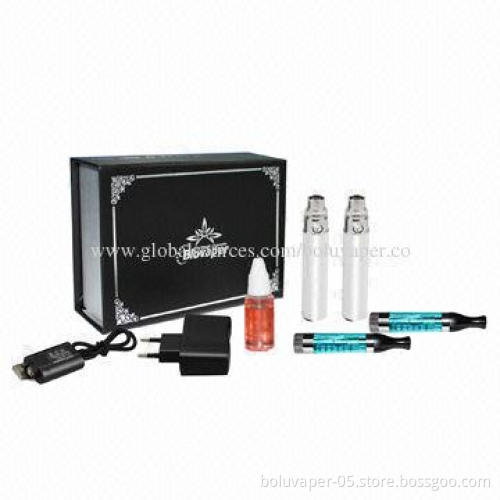Standard Gift Box E-cigarettes Huge Vapor Kit with Giant Clearomizer and Variable Voltage Battery